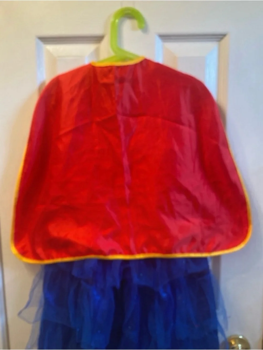 Disney Wonder Woman Inspired Girls Costume Red Gold Blue